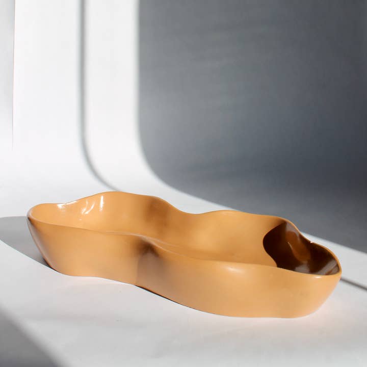 Golvende Salontafel Beton Kom in Klei voor wholesale door House of Ivy