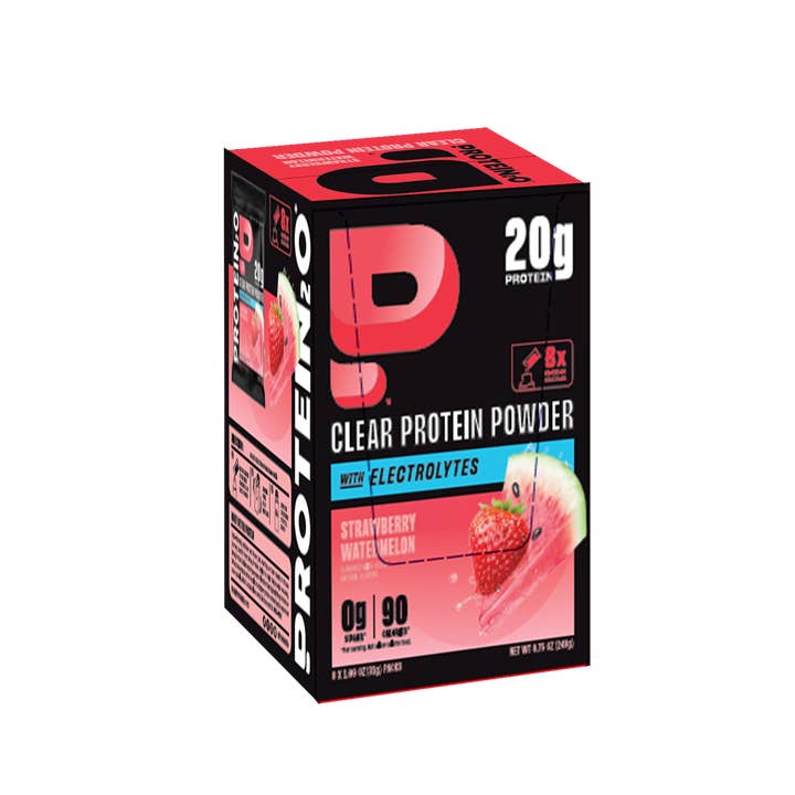 Protein2o Strawberry Watermelon Powder Pouches for wholesale by Protein2o