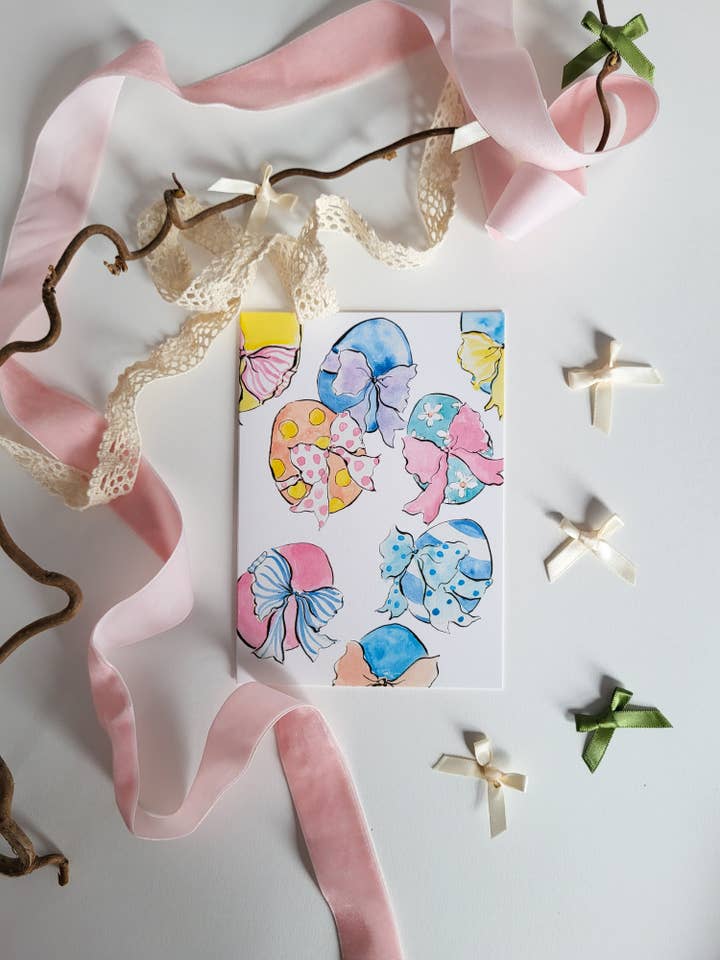 Easter Eggs Card for wholesale by La la lu