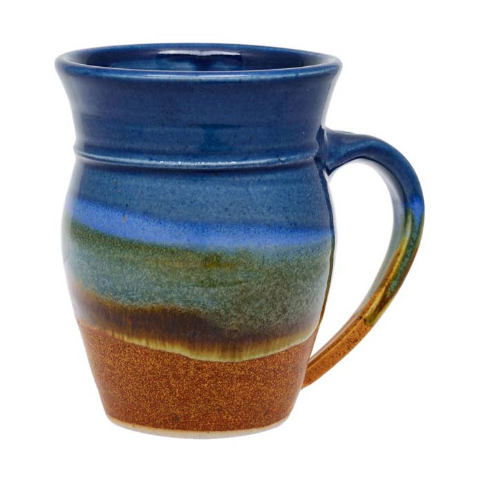 Round Mug - Earth and Sky for wholesale by Sunset Canyon Pottery