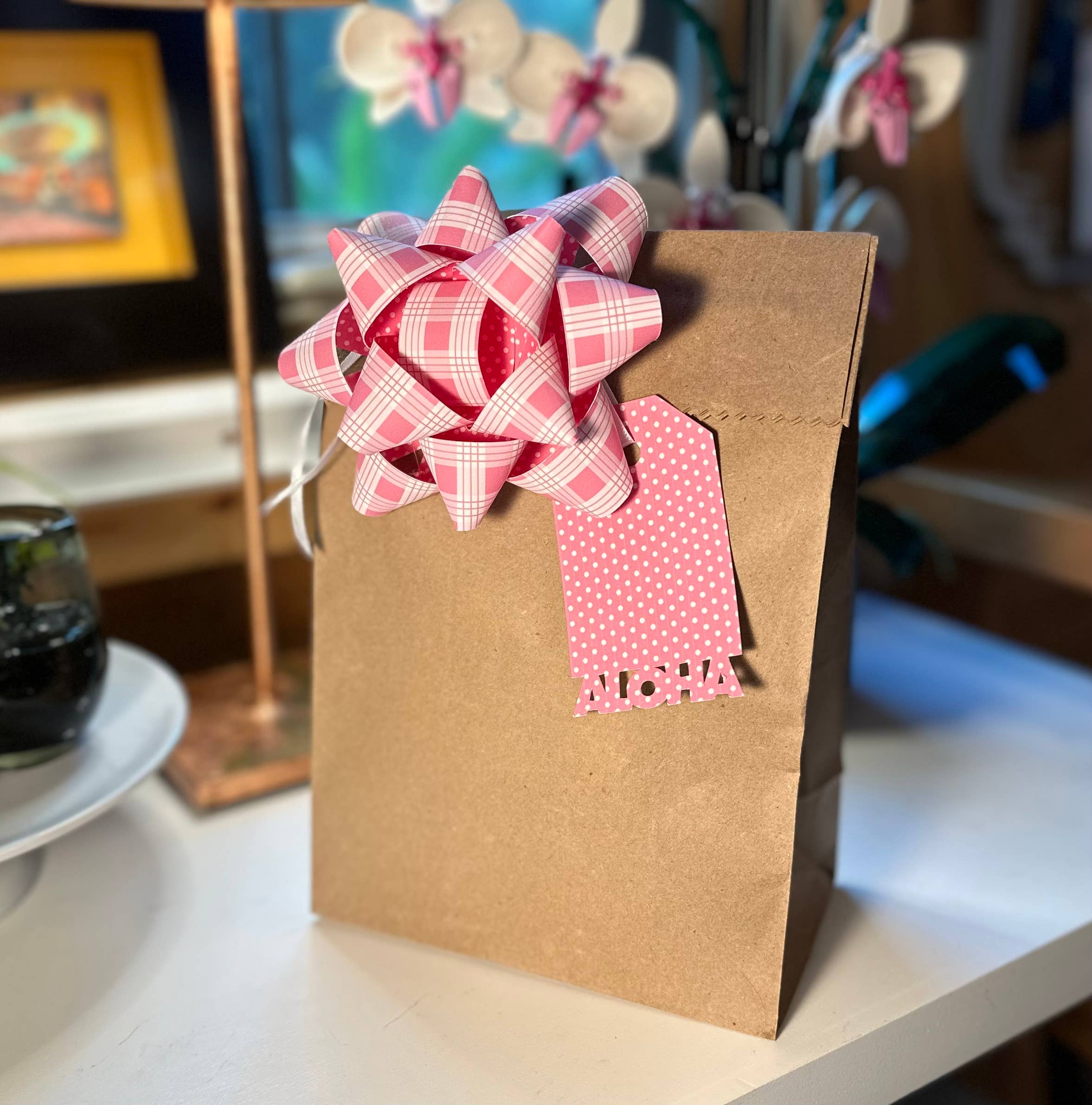 Handmade Aloha Kauai - Wholesale Gift Tag - Handmade Paper Gift Tags - Aloha Set of 62