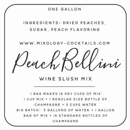 Mixology - Wholesale Cocktail Mix/Syrup - Wine & Cocktail Slush Mix GALLON Bags~ 26 flavors1