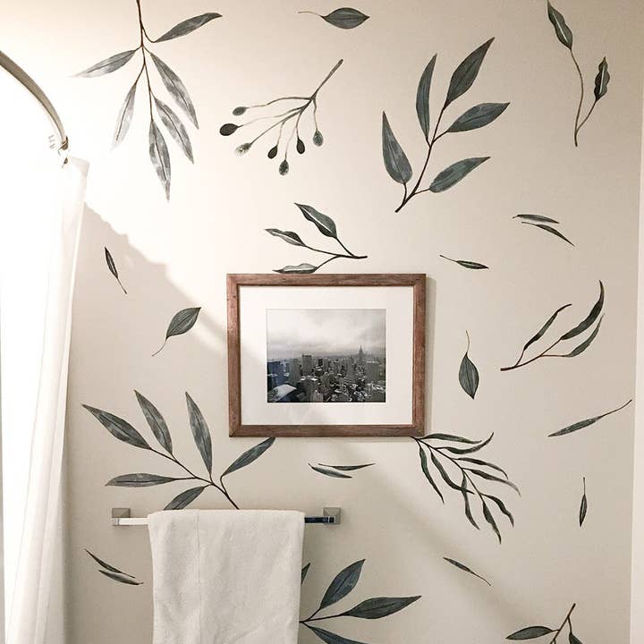 Akvarel Blade Akvarel blade væg mærkater for engroshandel på Faire3