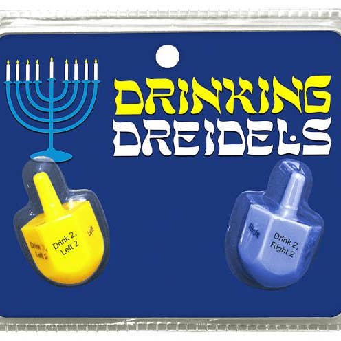Drinking Dreidels for wholesale by Kheper Games Inc