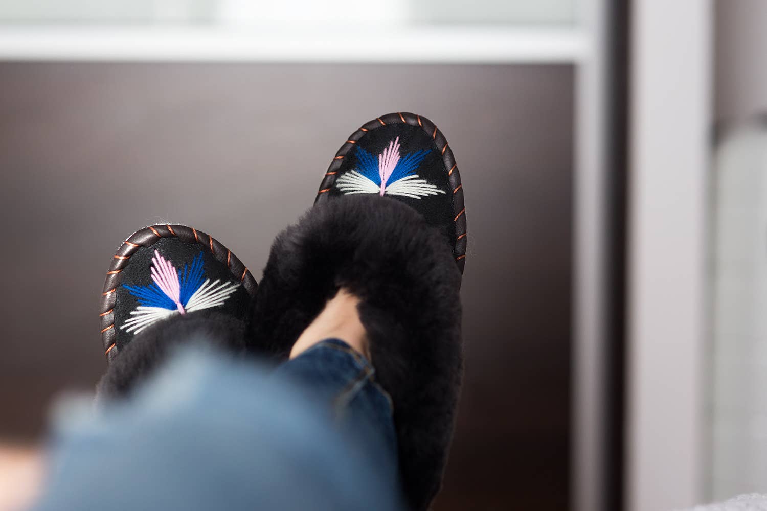 Sheepers - Vendita all'ingrosso Pantofole - Donna - Pantofole Sheepers grigio scuro2