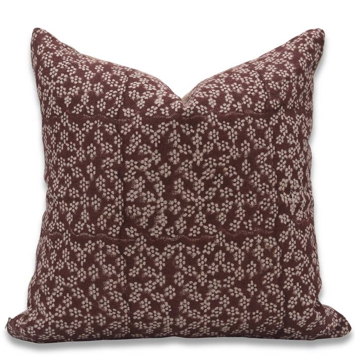 Decorative Block Thick Linen Pillow Cover - Ola Varishti for wholesale by Fabdivine