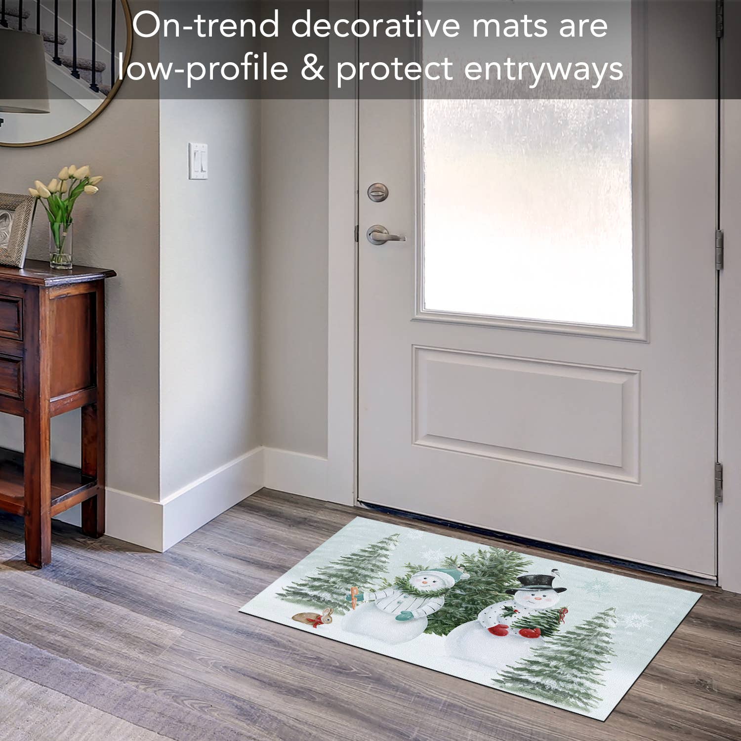 CounterArt/Highland Home/Thirstystone - Wholesale Door Mat - "Snow & Co" Indoor/Outdoor Entryway Floor Mat4