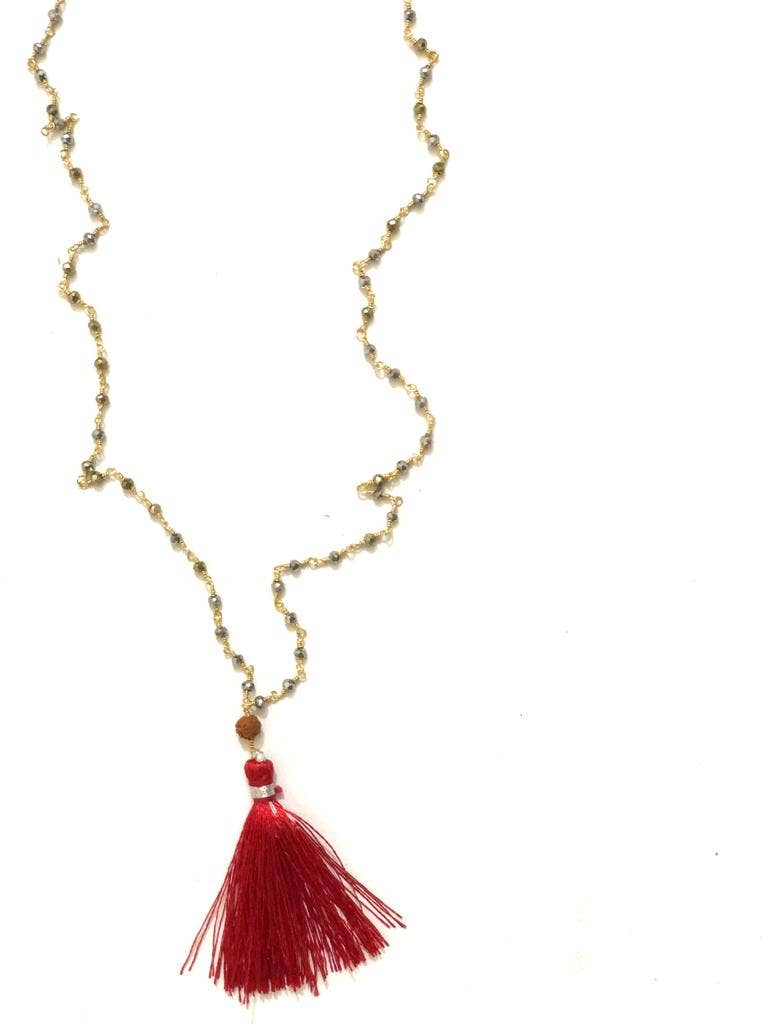 Annahmol – Großhandel Perlenkette – Handgefertigte Sommer-Perlenkette mit Quaste15