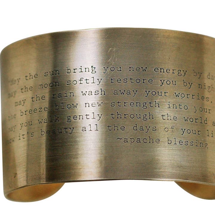 1,5" Bröllopsvälsignelsearmband för wholesale av Krista Tranquilla Studio