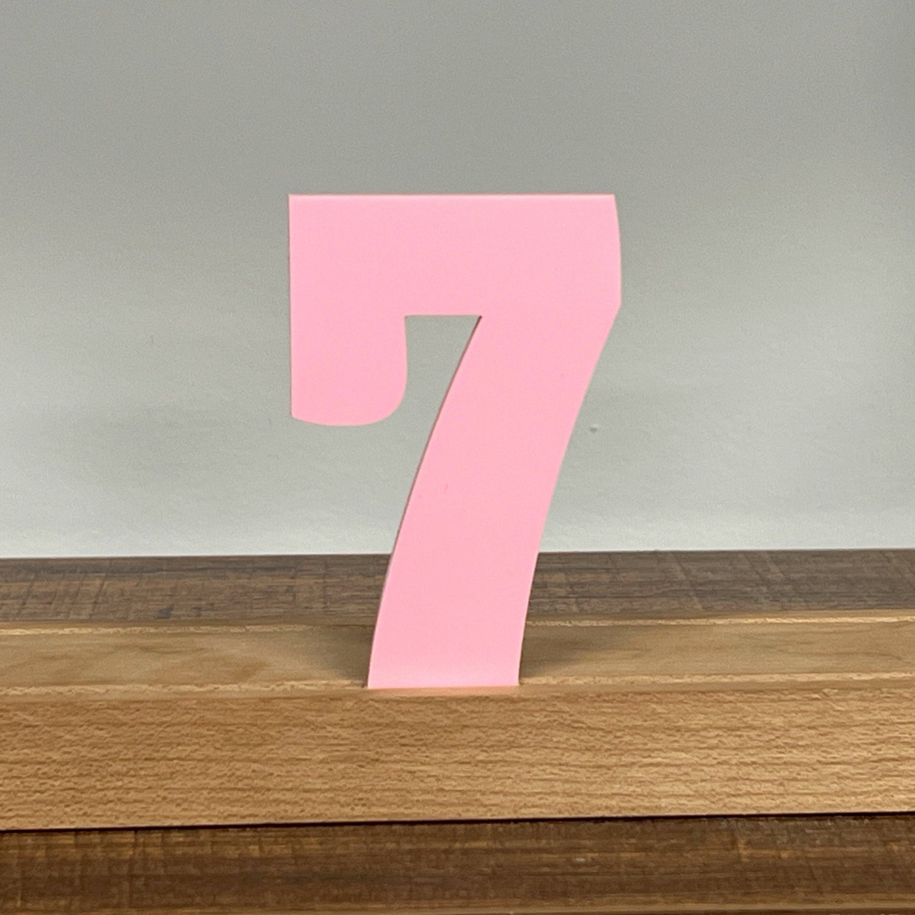 Artifacture - Wholesale Sign - Kryliq Individual Letters: 3" Craftsman Style- Matte Pastel Pink35