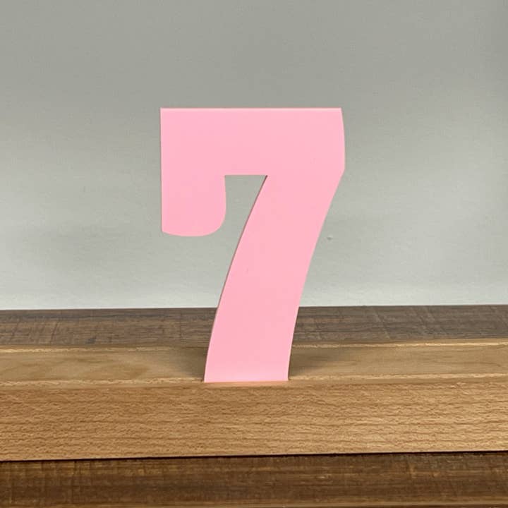 Artifacture - Wholesale Sign - Kryliq Individual Letters: 3" Craftsman Style- Matte Pastel Pink35