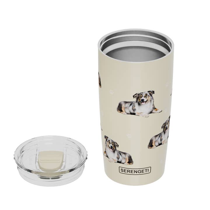 E&S Pets - Wholesale Insulated Mug/Tumbler - 3D Printed Australian Shepherd Tumbler, Leak-Proof , Durable1