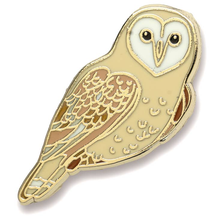 Happily Plants – Großhandel Anstecker/Button – Eulen-Anstecker, Geschenk für Vögel und Tiere