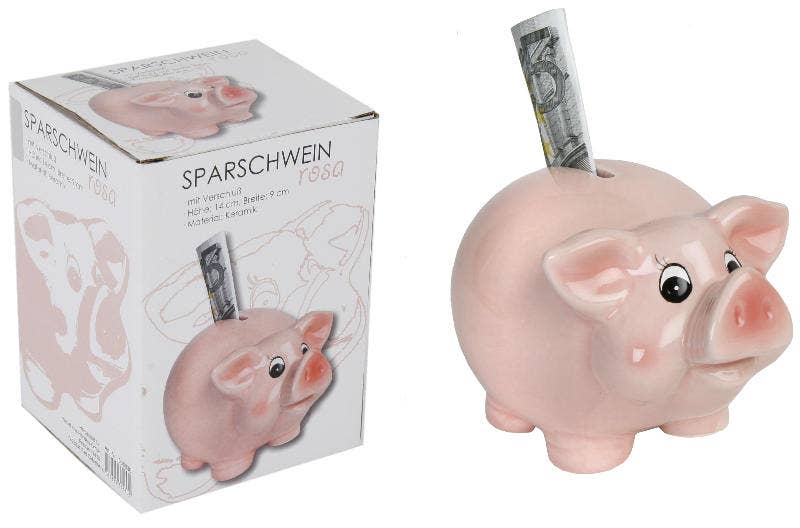 Close Up GmbH - Wholesale Money/Piggy Bank - Piggy bank glazed small