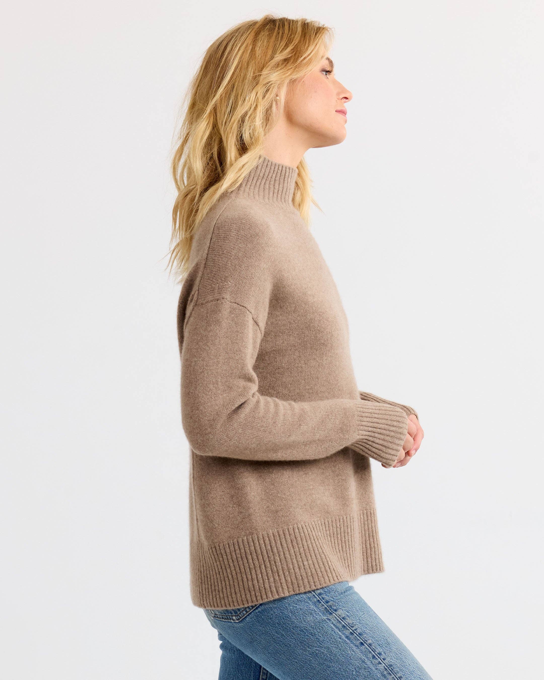 Driftwood Oversized Cashmere Pullover for wholesale on Faire4