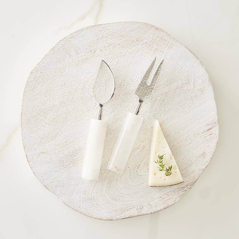 Santa Barbara Design Studio by Creative Brands - Wholesale Cheese Spreader - Alabaster Cheese Knives - Set of 25