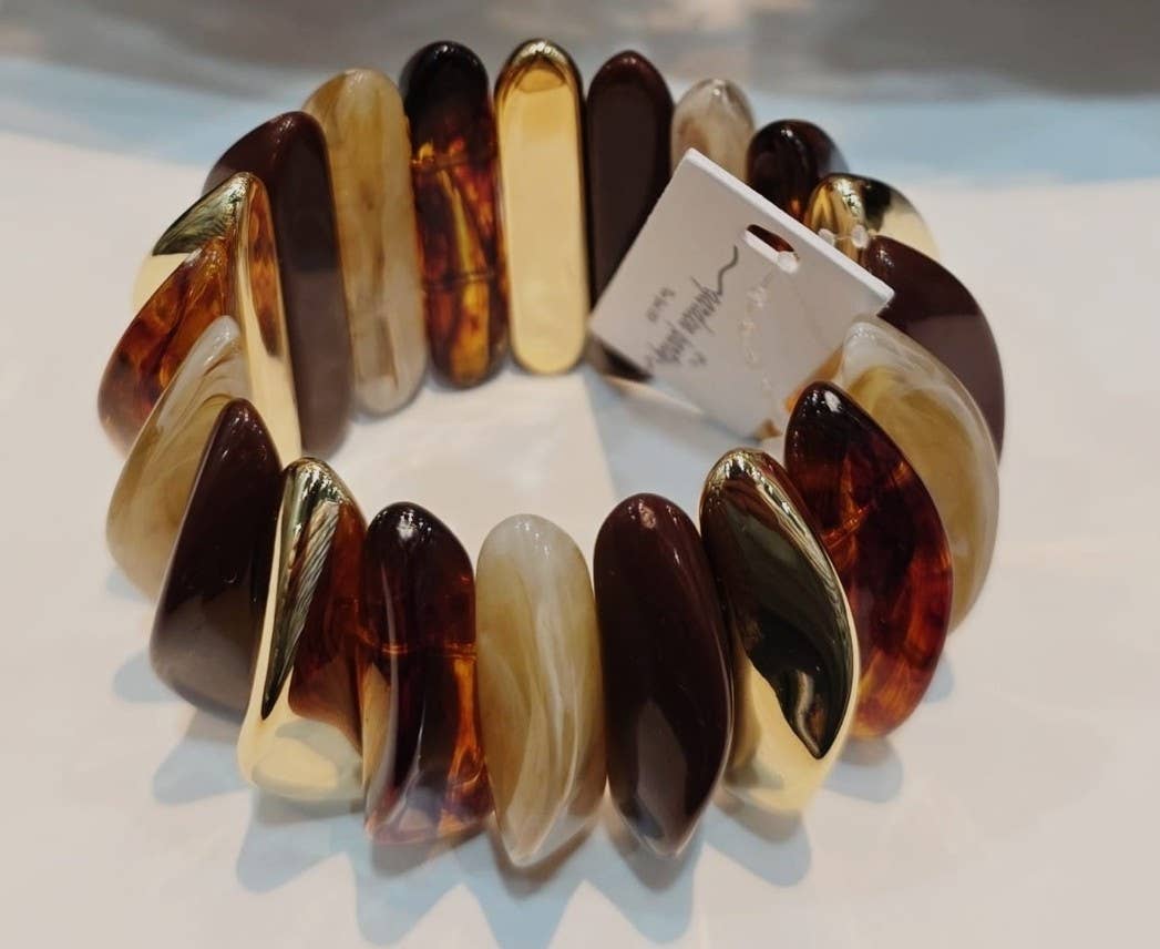 Oblige by G – Pulseira por atacado – Coleção de Pulseiras Chunky em Resina Bold 1NJB-50873