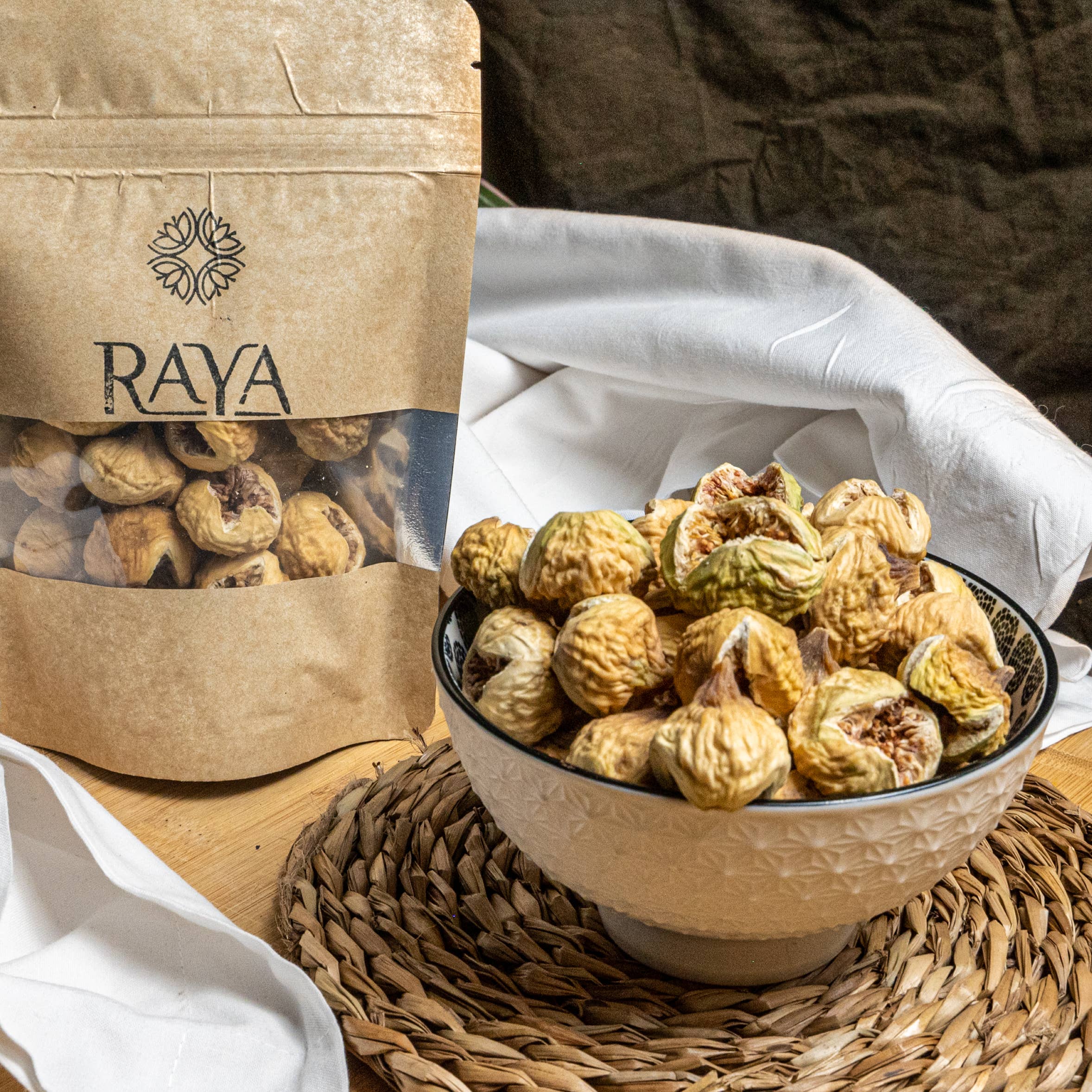 RAYA - Wholesale Dried/Dehydrated Fruit - Organic Wild Figs Bag2