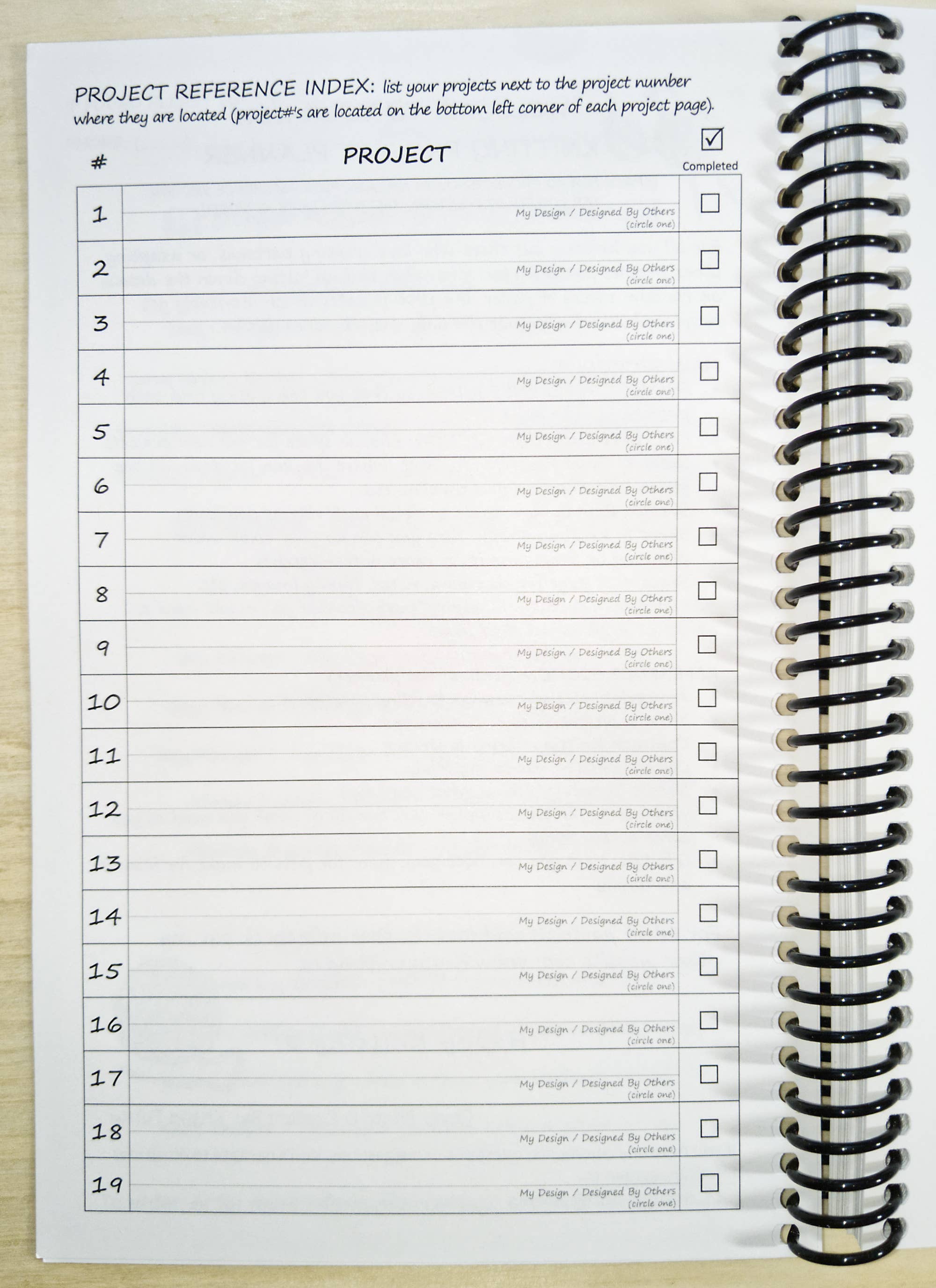 BeeGreen & CraftsPlannersPlus - Wholesale Planner - Knitting Project Planner [Spiral Bound]3