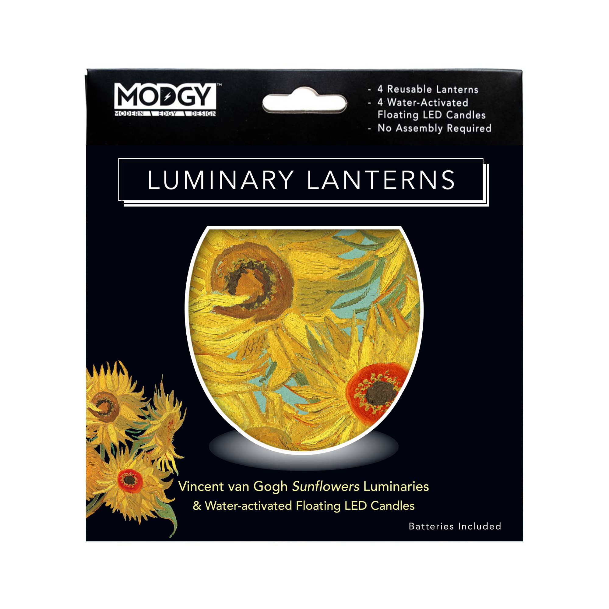 Modgy - Wholesale Lantern - Luminary Lantern - Van Gogh Sunflowers3