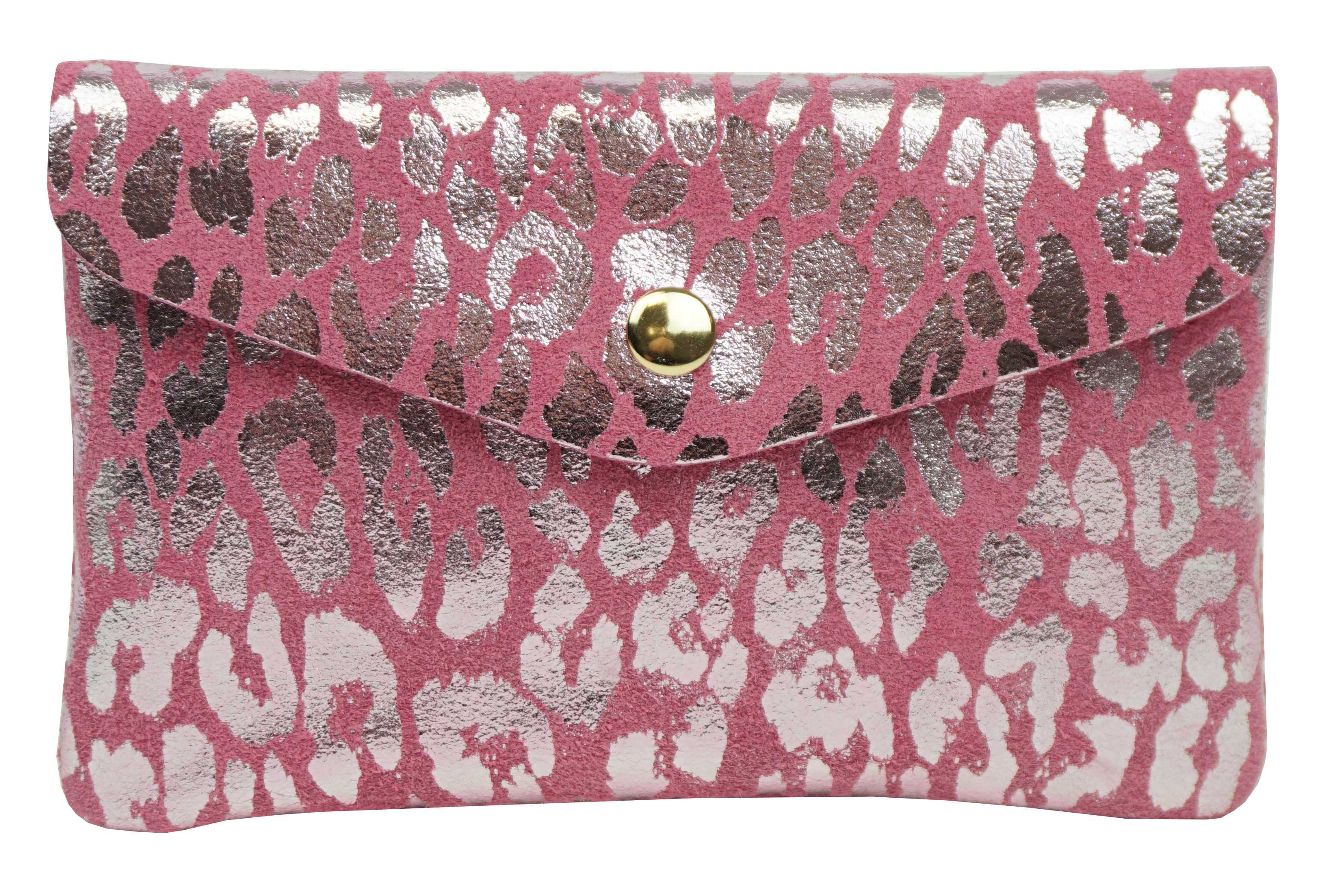 Anais – Engroshandel Tegnebog - Dame – Stor skinnende leopardmønstret læderpung PMD2701I0