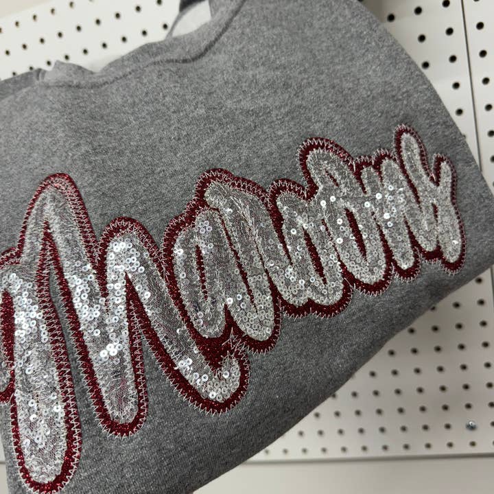Shop Southern Belle - Wholesale Graphic Sweatshirt - Women's - Game Day Custom School Spirit Wear Real Sequins Sweatshirt