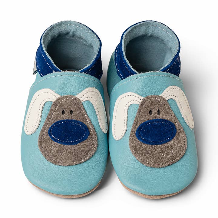 Chaussures pieds nus pour bébés et tout-petits - Mucky Puppy Turquoise pour la vente par Inch Blue