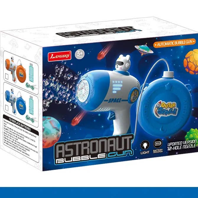 Astronauten Bellenblaaspistool met Waterreservoir 24 stuks voor wholesale door ASK Wholesale