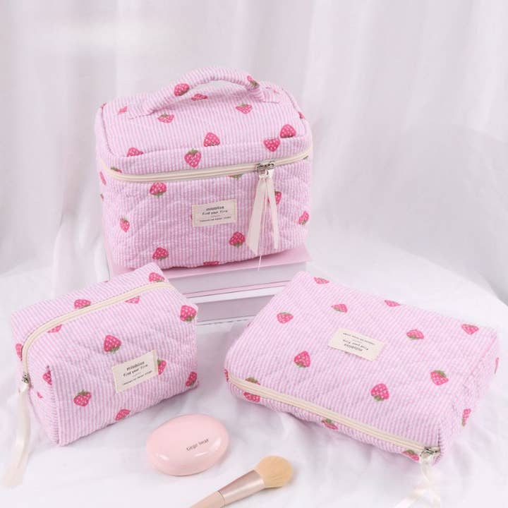Dipped Shop - Wholesale Makeup/Cosmetic Bag - Candy Color Sweet Large Capacity Cosmetic Bag DPB2507