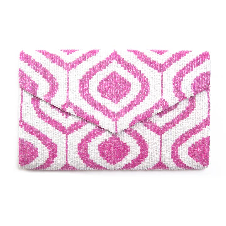 ENV-1453 - Luxurious Satin-Lined Beaded Clutch for wholesale by Tiana Designs