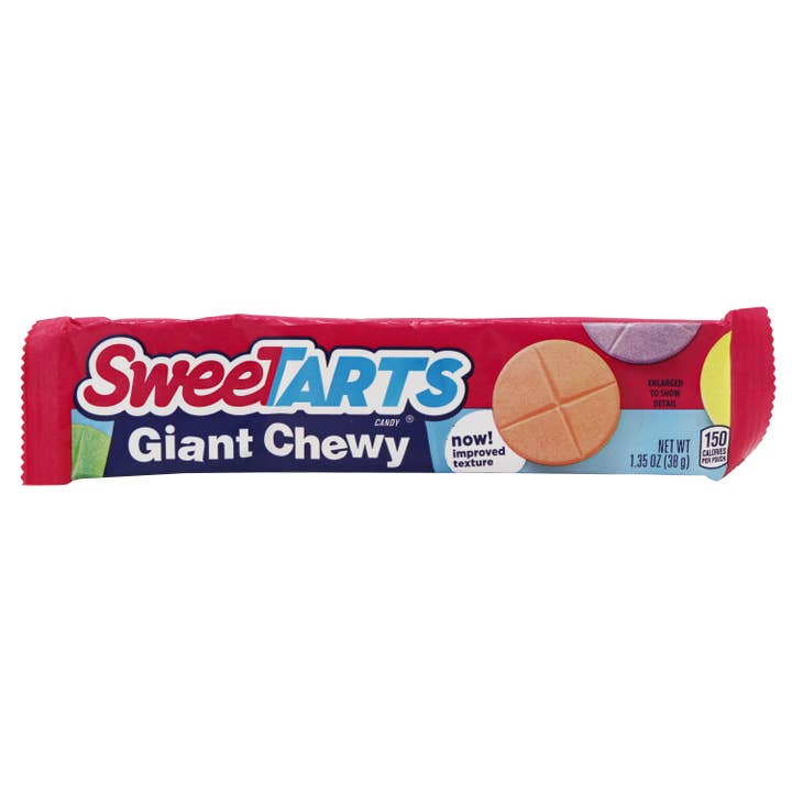 Grandpa Joe's Candy Shop - Wholesale Hard Candy - SweeTart Giant Chewy, 1.35oz, 36ct Case1