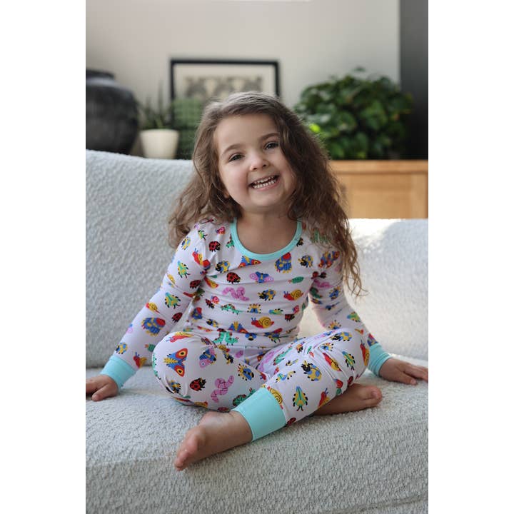 Snug as a Bug Two Piece Pajama Set for wholesale by Wild Crew Clothing
