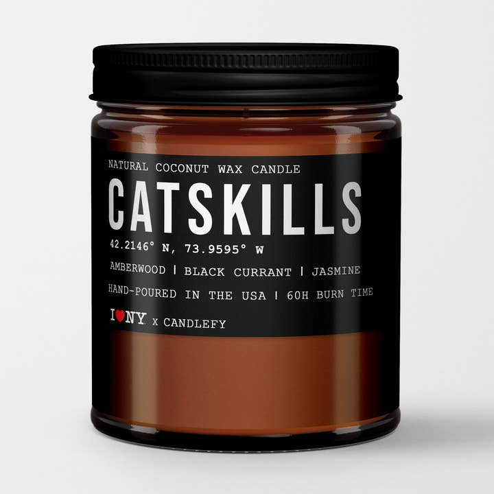 Catskills Candle I New York Candles I Amber Jar for wholesale by Candlefy