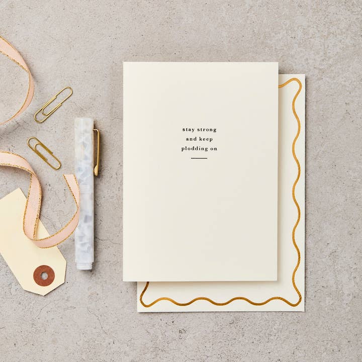 Katie Leamon - Wholesale Encouragement Card - Stay Strong Greeting Card