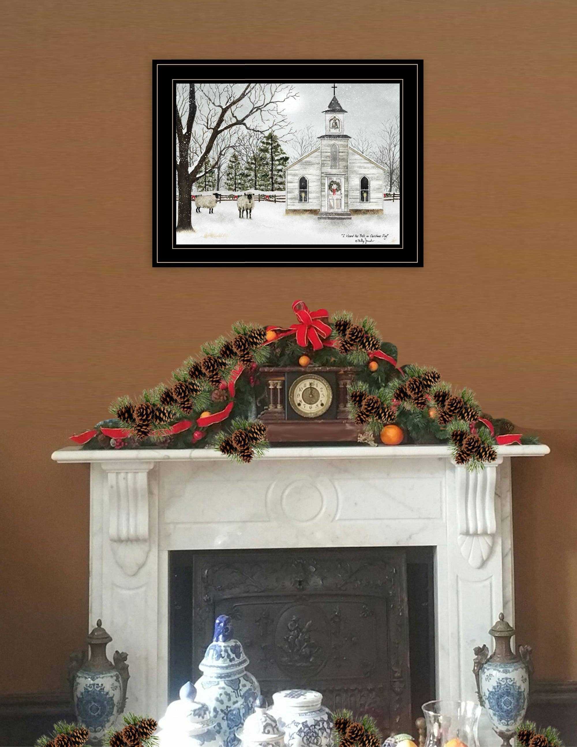 HOMYCASA DESIGN INC - Wholesale Art Print - I Heard the Bells Framed Wall Art by Billy Jacobs1