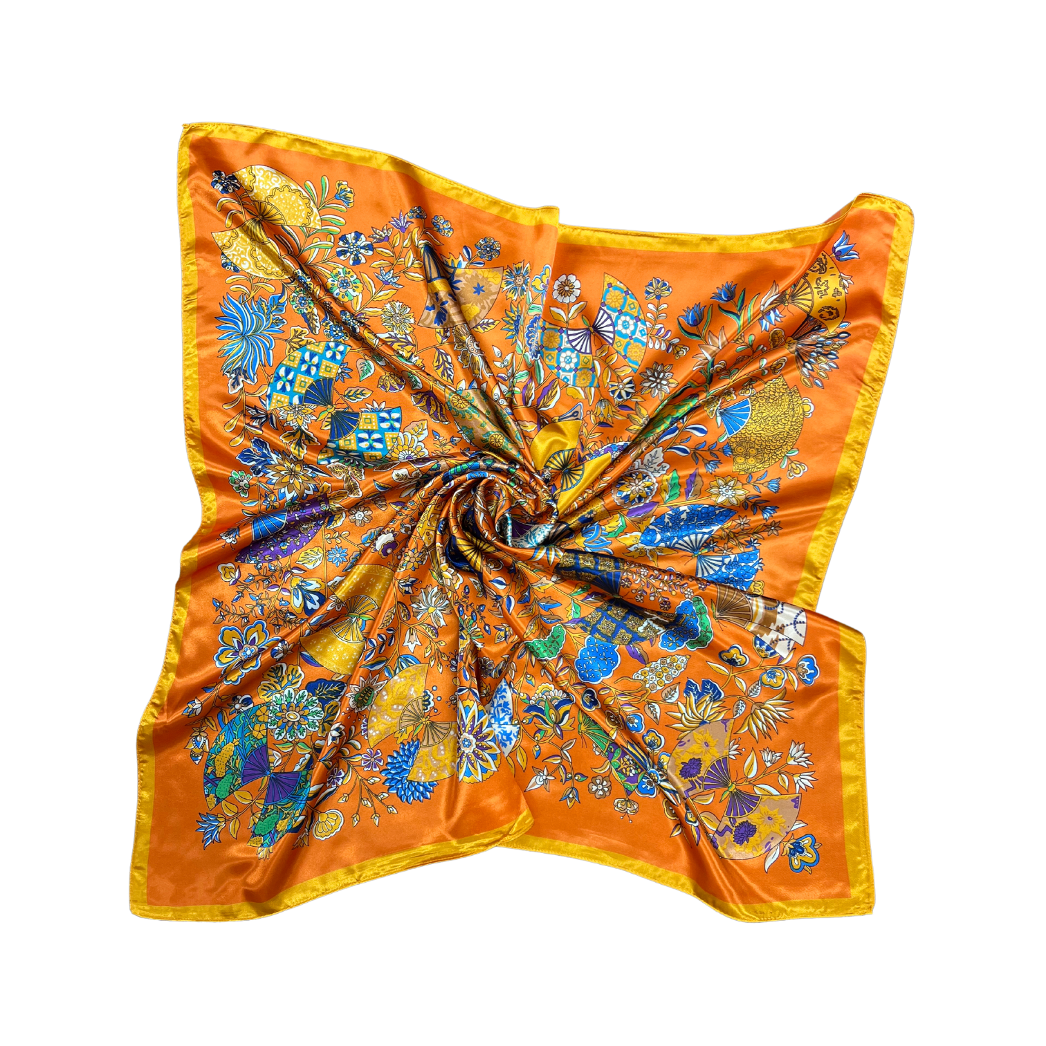 Lili Scarves (US Duty Free) - Wholesale Scarf - Women's - Butterfly Pattern Silk Touch Square Scarf6