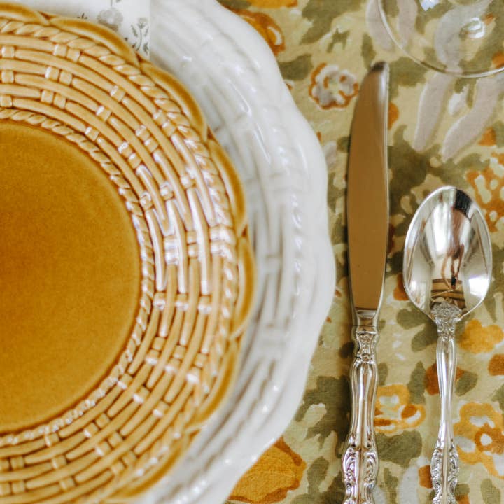 Provvista Designs - Wholesale Salad Plate - Basket Jubilee Salad Plate2