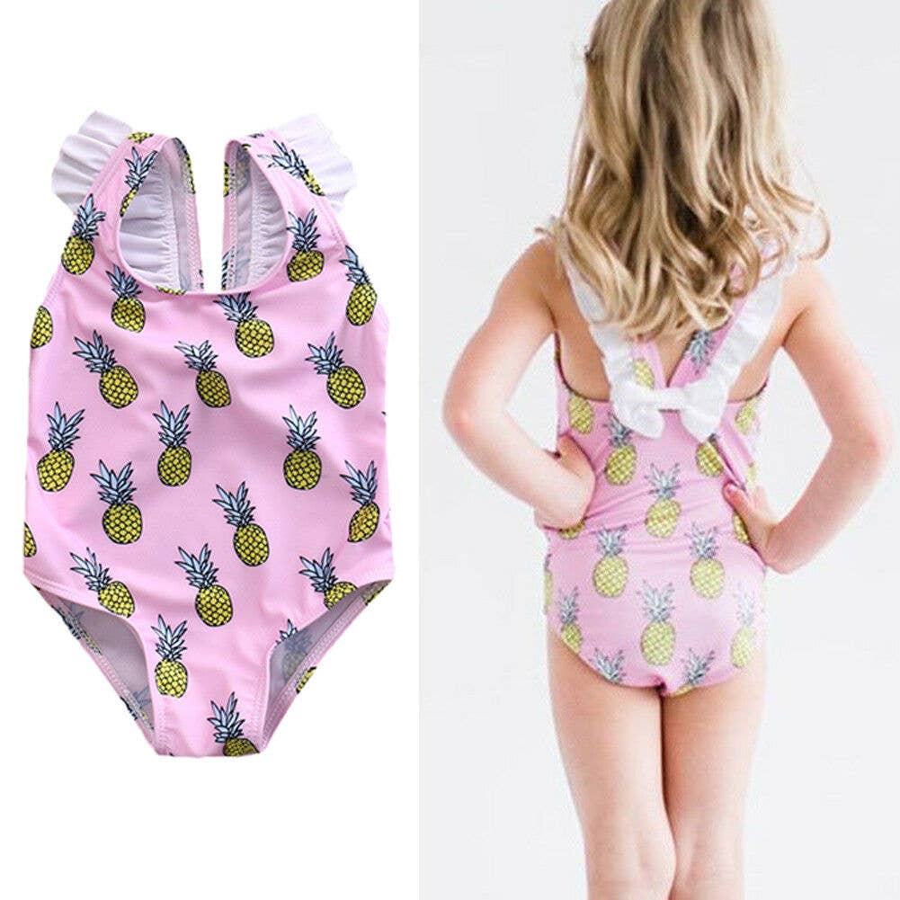 Fennco Styles - Wholesale One Piece Swimsuit - Baby - Pineapple Cactus Print One-piece Baby Swimsuit1
