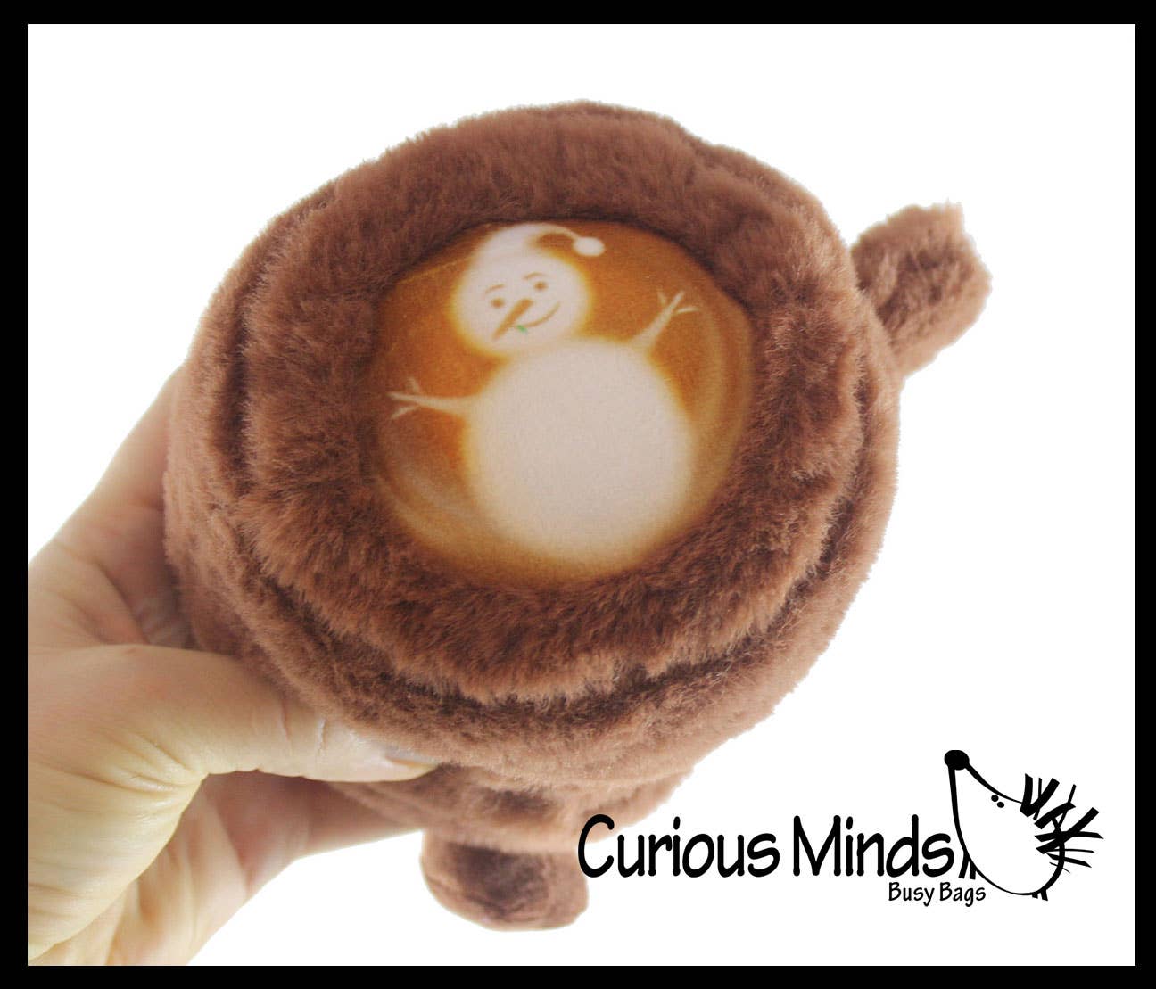 Curious Minds Toys – Engroshandel Plyslegetøj - Børn og baby – 1 kaffekop plyslegetøj - sød latte plysdyr - adorab8