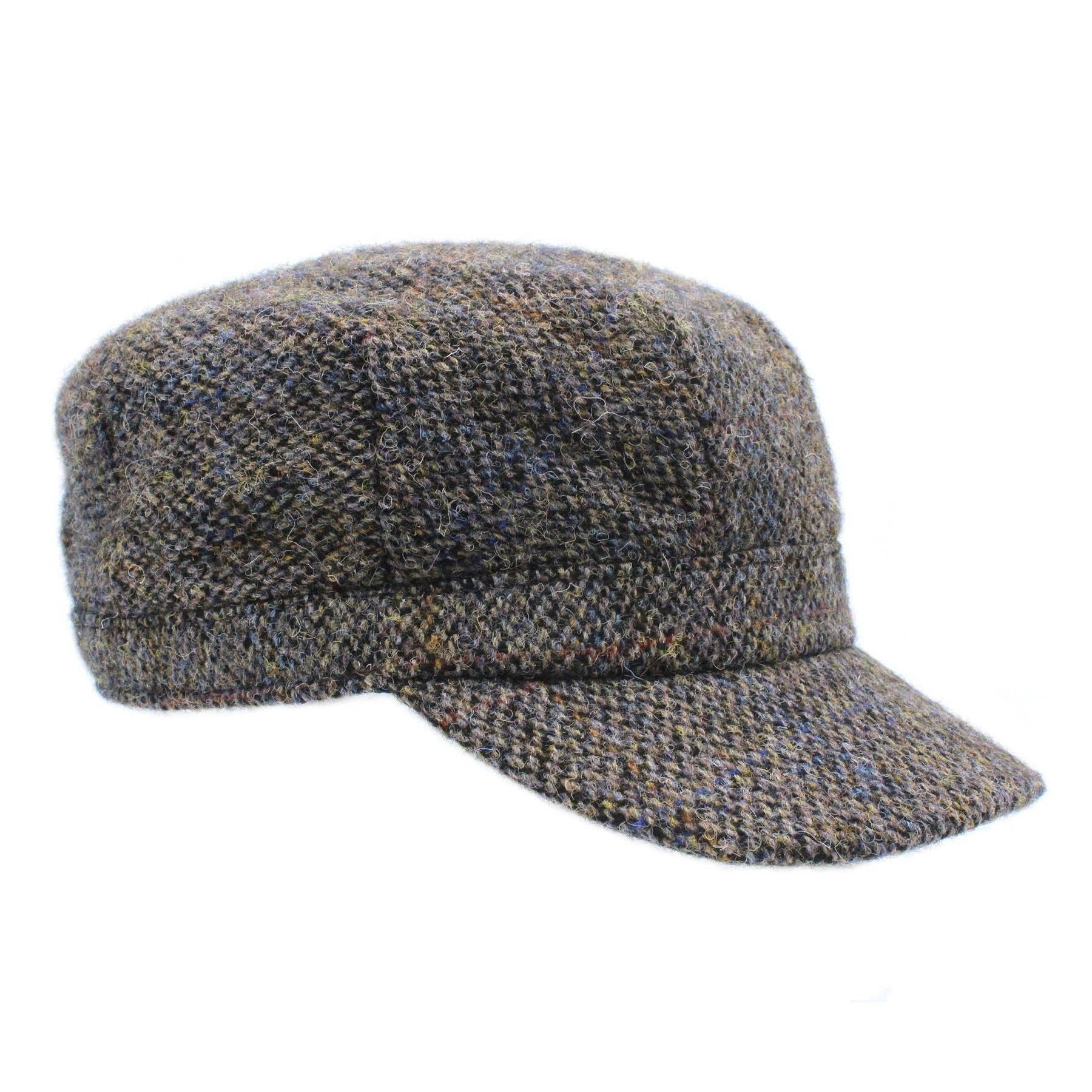 Heather Hats & Accessories - Vente Casquette de baseball – femme - Casquette de cadet Rhona Harris en tweed ZH22710