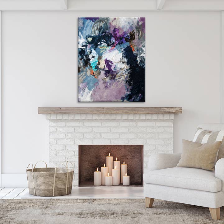 Ready2hangart, Inc. - Wholesale Painting/drawing - High Energy' Wrapped Canvas Wall Art by Lynn Byrd1