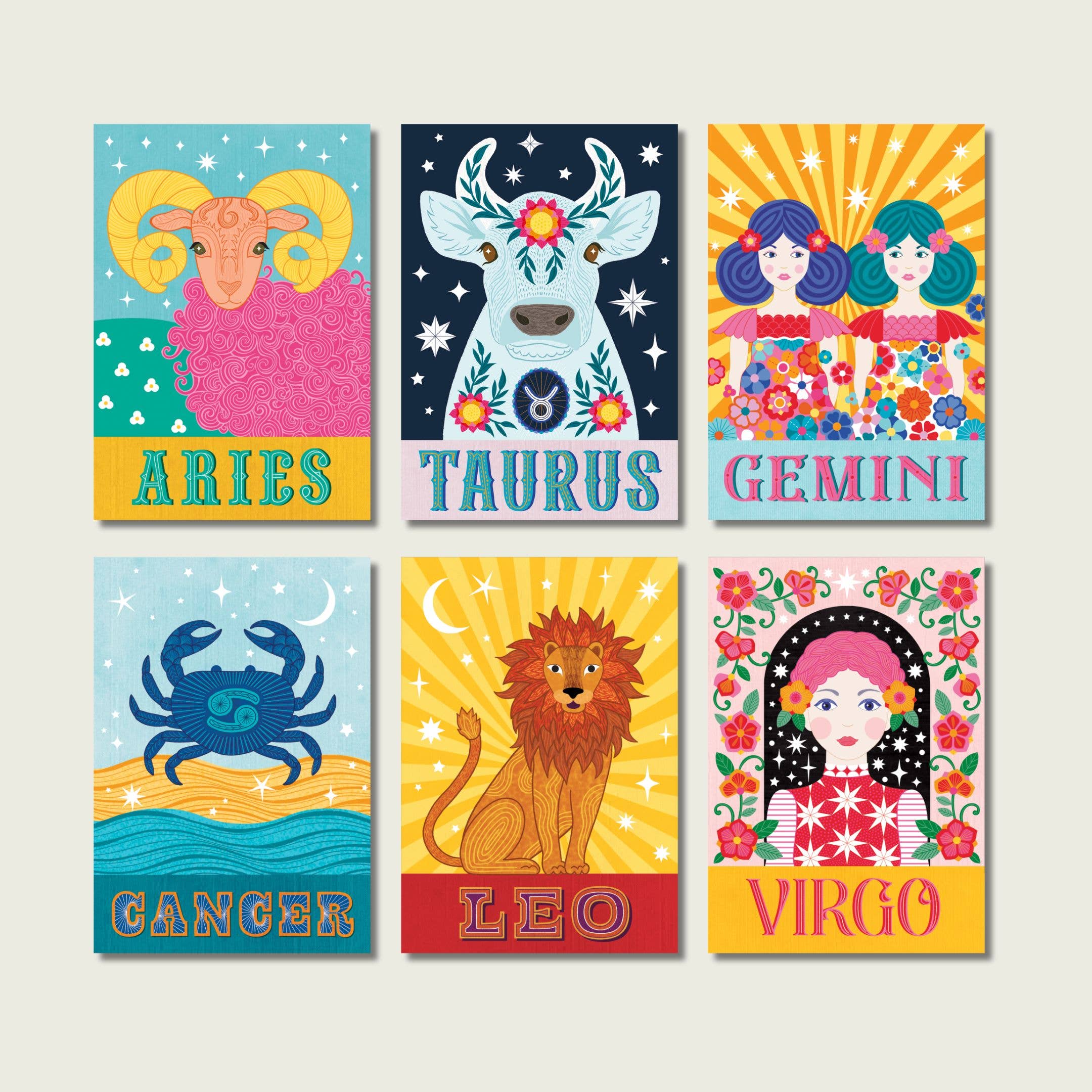 Maggie Magoo Designs – wholesale Vardagliga hälsningskort – Pisces Zodiac gratulationskort2