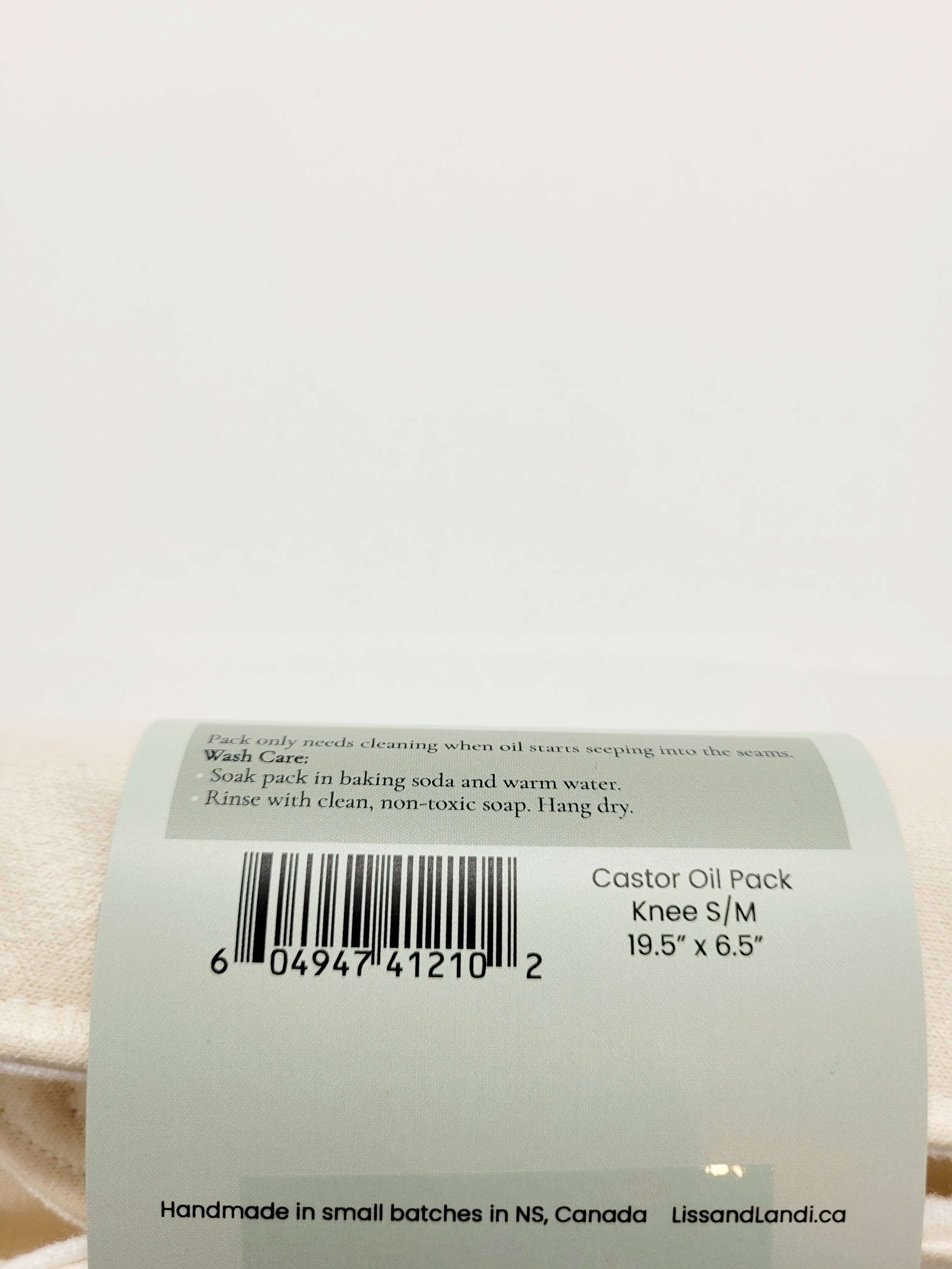 LISS & LANDI - Vendita all'ingrosso Batuffolo di cotone - Confezione di olio di ricino biologico - Knee S/M6