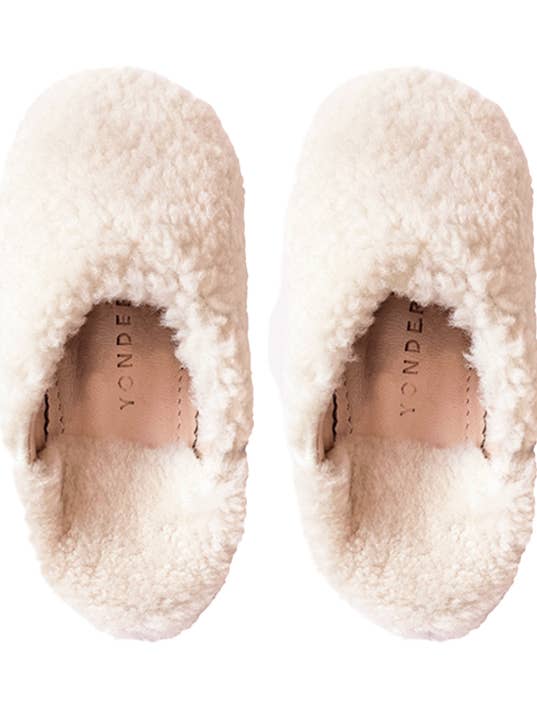 Junior Sheepskin Babouche for wholesale by YONDER.