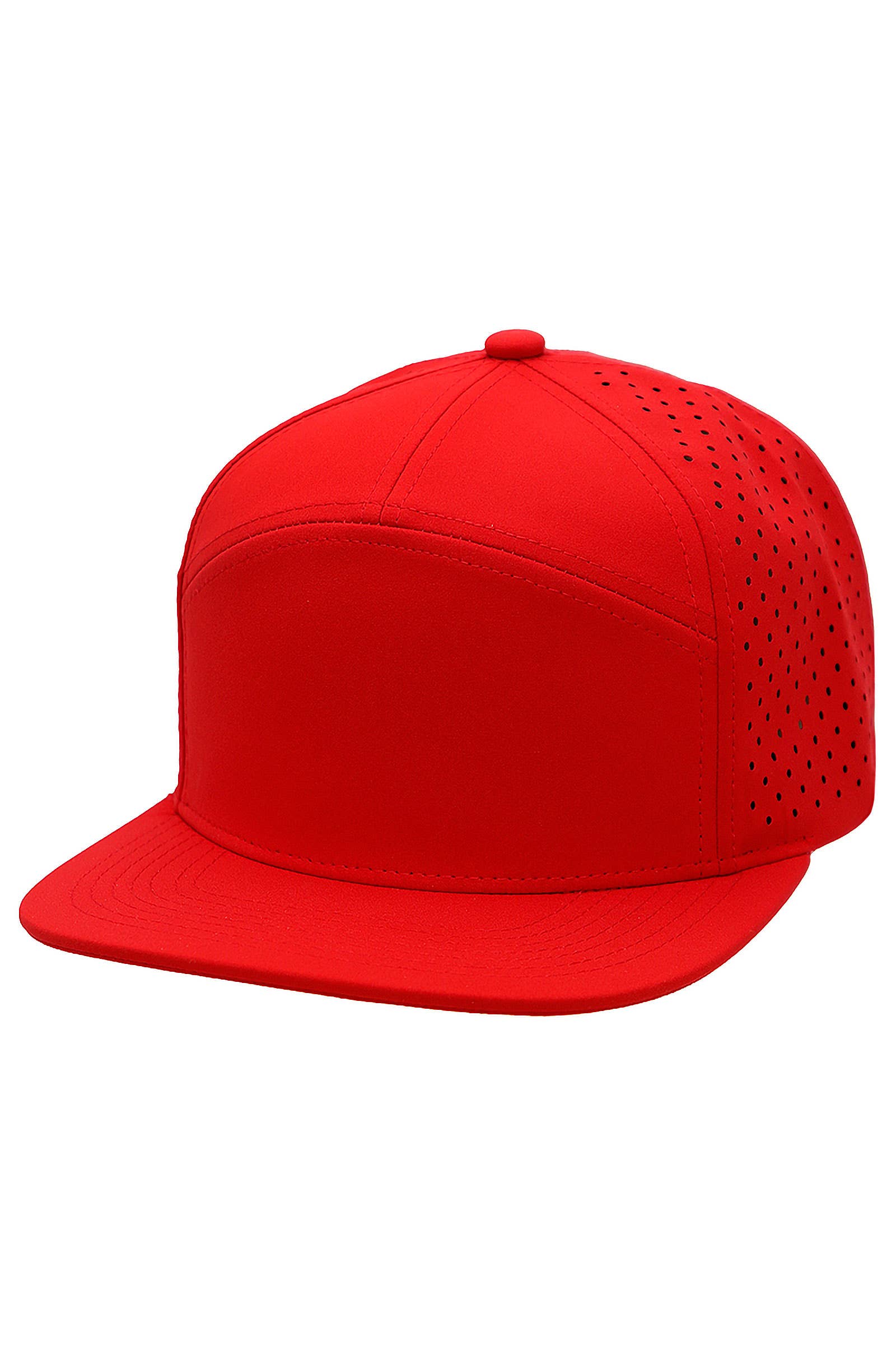 Cap Zone - Venta al por mayor Gorra snapback - Unisex - Gorra Snapback Perforada de 7 Paneles con Visera Plana12