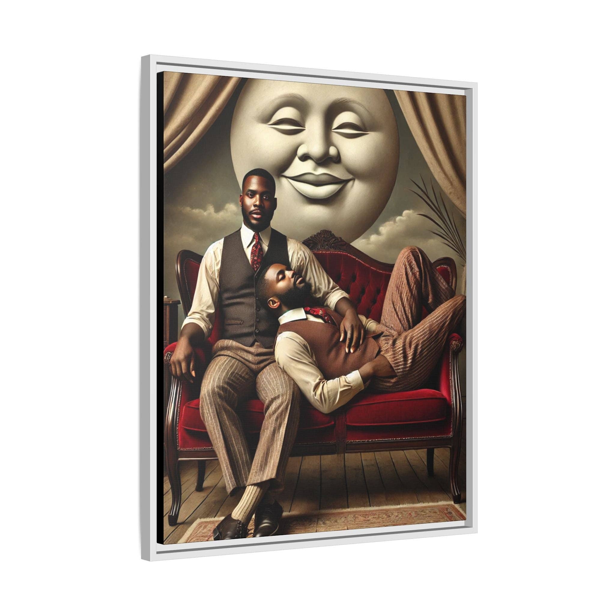 Walt & Pete - Wholesale Art Print - Missing Art Studies - Man In The Moon 00636