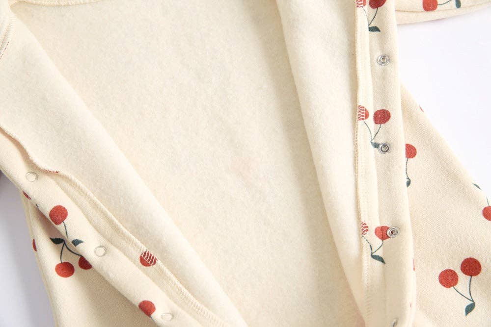 MyKids-USA® - Vendita all'ingrosso Tutina - Neonati - Pagliaccetto monopetto da bambina con stampa di ciliegie11