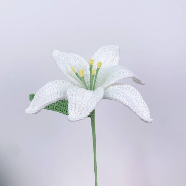 Lilyrosy(Duty free) - Wholesale Kunstbloemen - Gehaakte leliebloem cadeaus, Handgemaakte cadeaus voor elke gelegenheid11