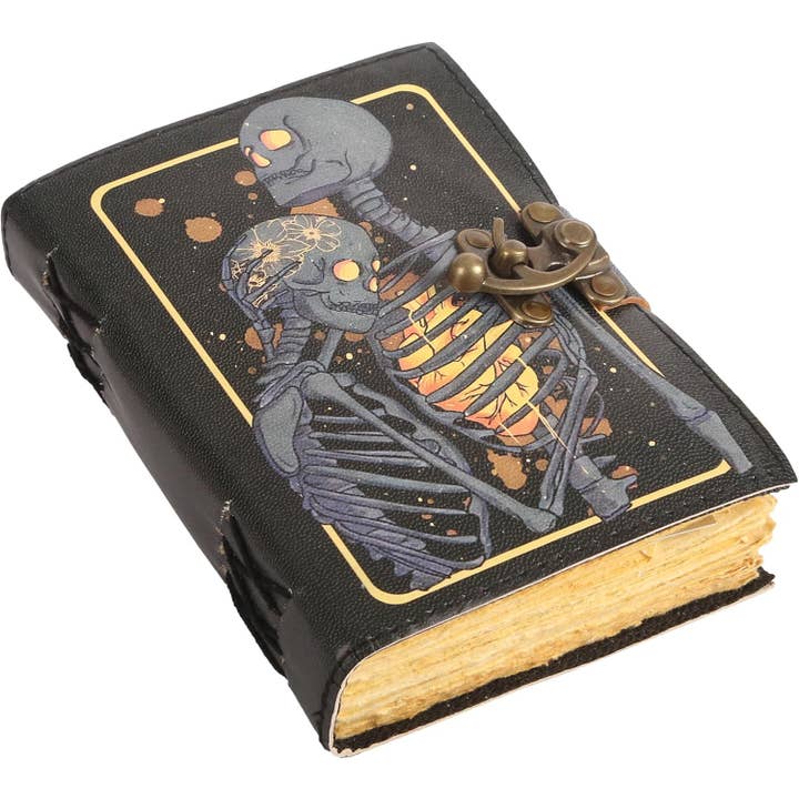 Tuzech Leather – wholesale Journal och dagbok – TUZECH läderklätt anteckningsbok med grimoirestil och ojämna kanter för män och kvinnor19