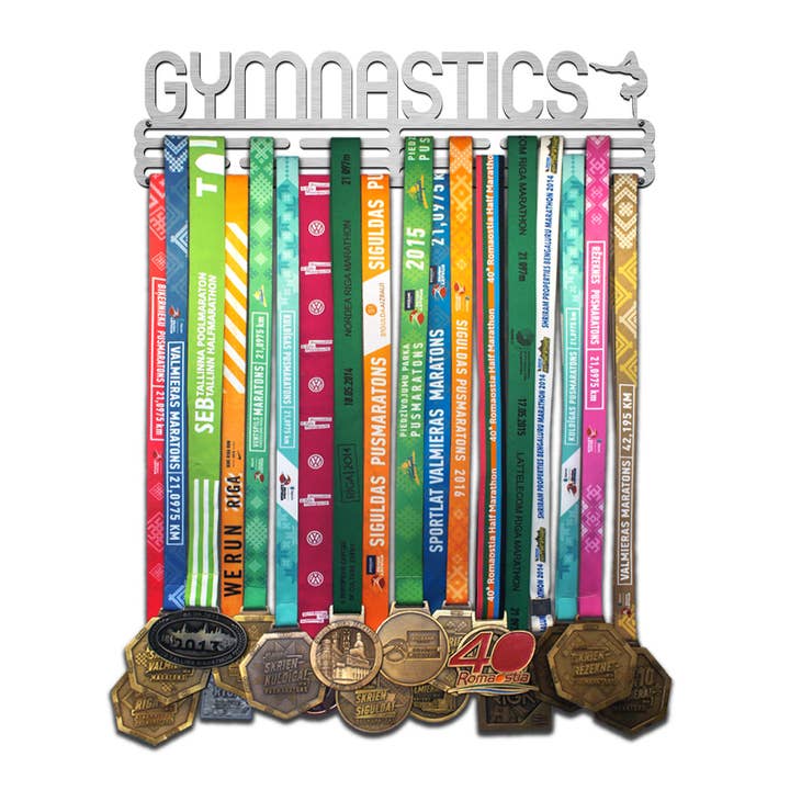 Medaillenhalter GYMNASTIK - Gebürsteter für den Großhandel von United Medals